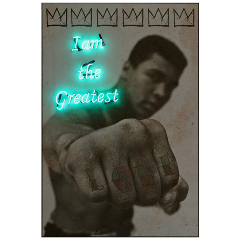 Неоновый постер Muhammad Ali Мульти Неоновый постер Muhammad Ali Мульти в Орле | Loft Concept