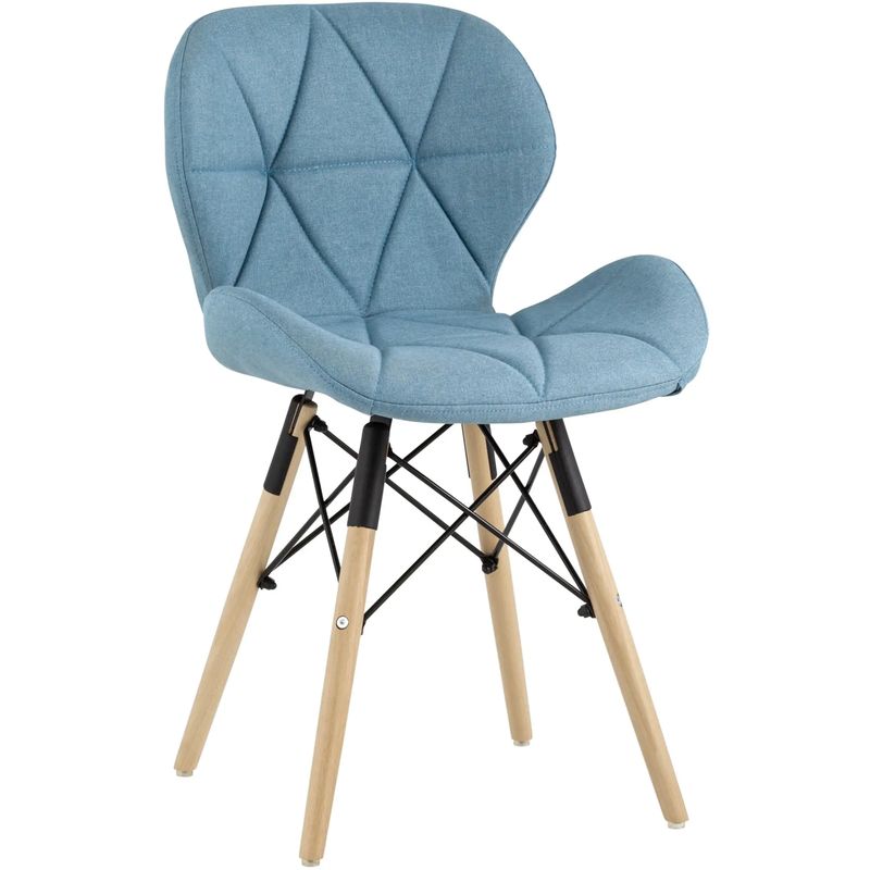 Стул Jeroen Chair Рогожка Голубой Цвет Голубой Древесина Черный Стул Jeroen Chair Рогожка Голубой Цвет Голубой Древесина Черный в Орле | Loft Concept