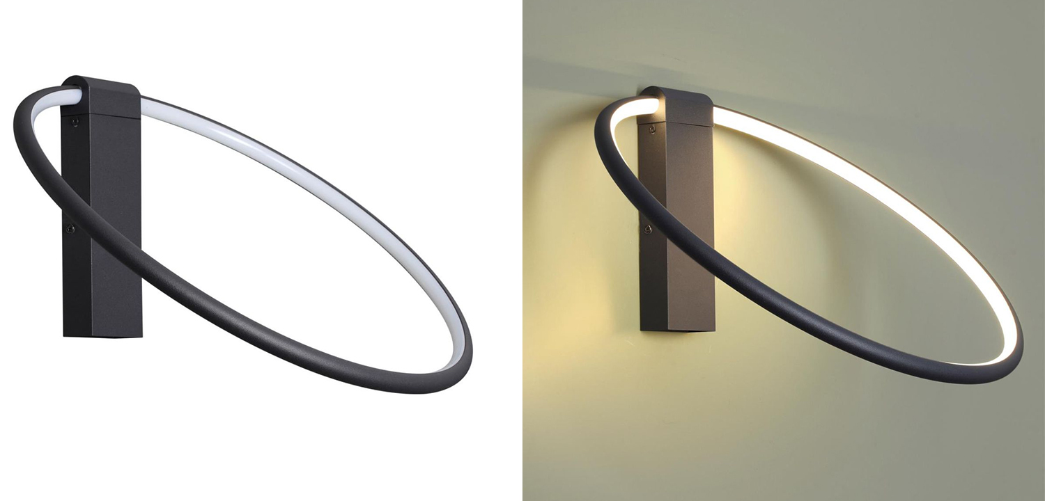 Бра Annulus Black Wall lamp B - фото