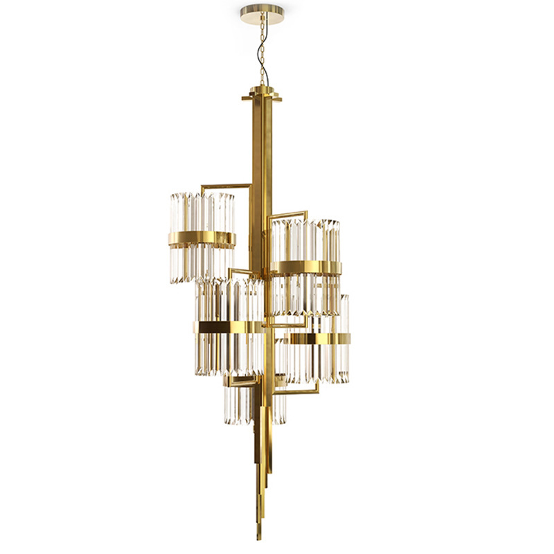 Люстра Luxxu Liberty Chandelier Глянцевое золото Прозрачный в Орле | Loft Concept 