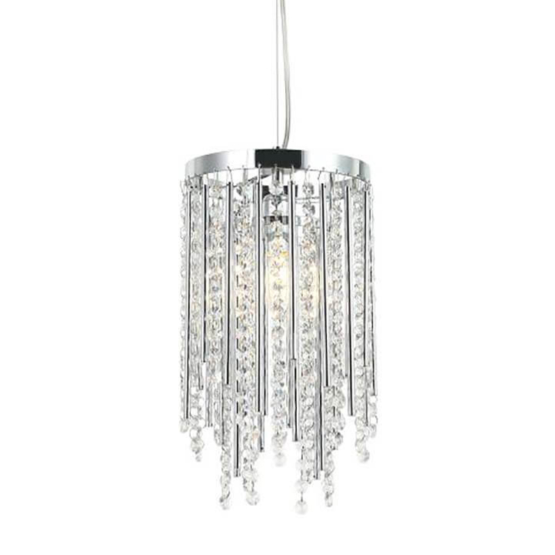 Подвесной светильник Crystal Wind Chimes Chrome Hanging Lamp Хром Прозрачный Подвесной светильник Crystal Wind Chimes Chrome Hanging Lamp Хром Прозрачный в Орле | Loft Concept