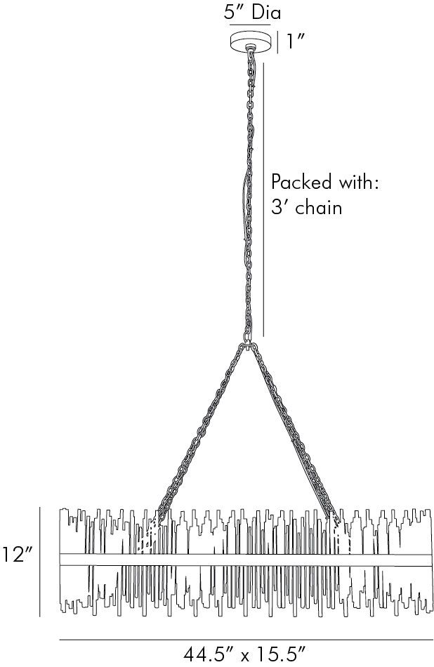 Люстра Arteriors PRESCOTT OVAL CHANDELIER в Орле