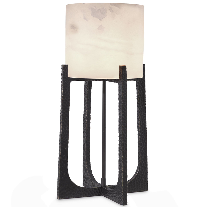 Настольная лампа Eichholtz Table Lamp Frazer S Белый Черный Темная бронза Настольная лампа Eichholtz Table Lamp Frazer S Белый Черный Темная бронза в Орле | Loft Concept