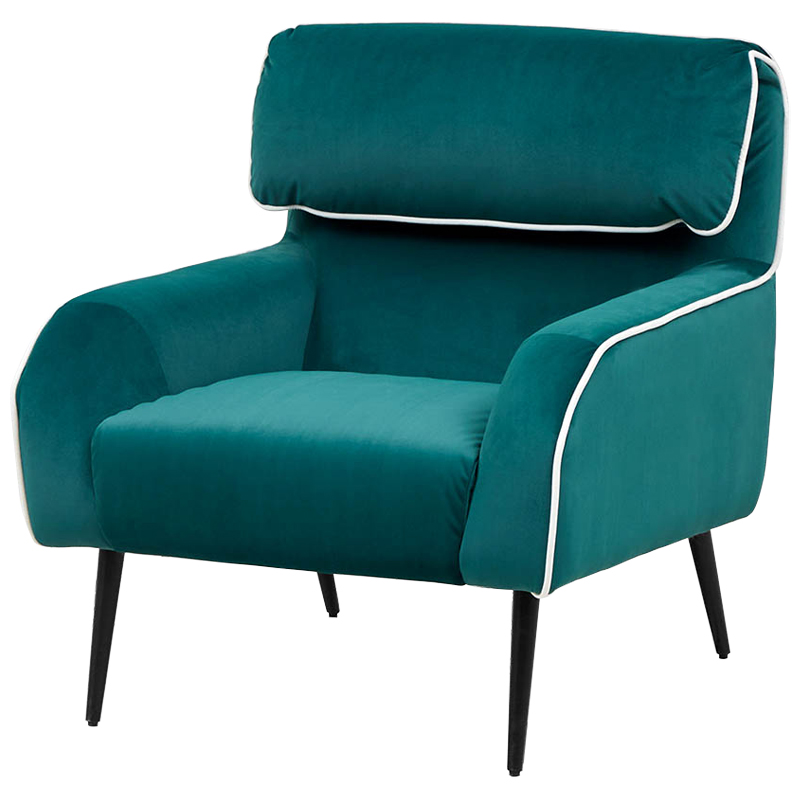 Кресло Basil Armchair Изумрудный Белый Черный Кресло Basil Armchair Изумрудный Белый Черный в Орле | Loft Concept