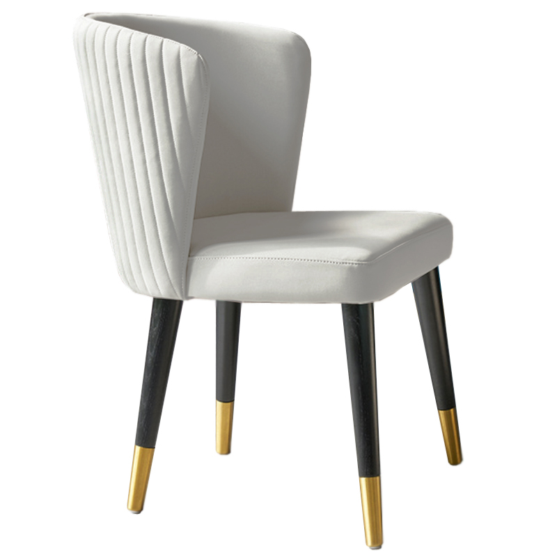 Стул Chair Wide Back белый Белый Латунь Стул Chair Wide Back белый Белый Латунь в Орле | Loft Concept