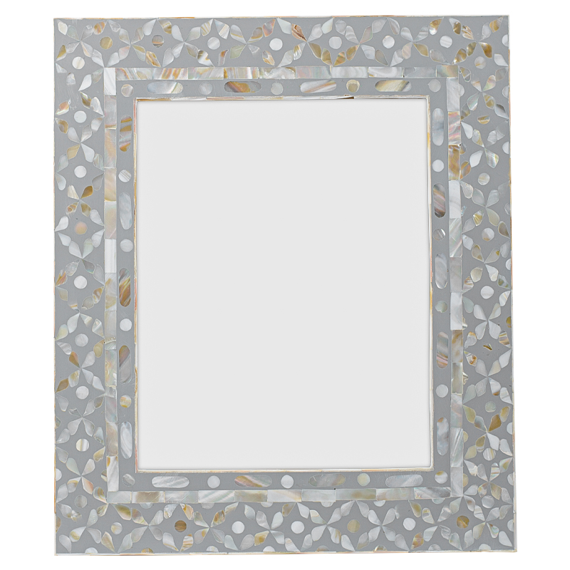 Рама для фото Bone Inlay Pearl Gray L Перламутровый Серый Рама для фото Bone Inlay Pearl Gray L Перламутровый Серый в Орле | Loft Concept