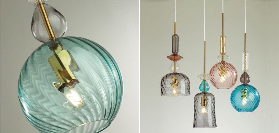 Подвесной Geometry Glass Бирюзовый Подвесной Geometry Glass Бирюзовый - Loft-Concept в Орле