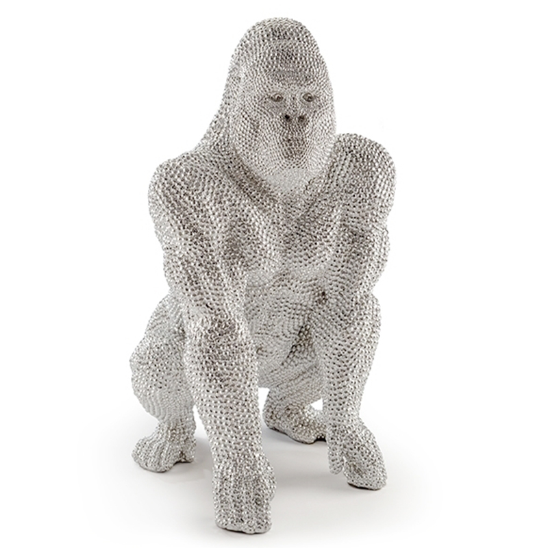 Статуэтка Gorilla Silver Серебряный Статуэтка Gorilla Silver Серебряный в Орле | Loft Concept
