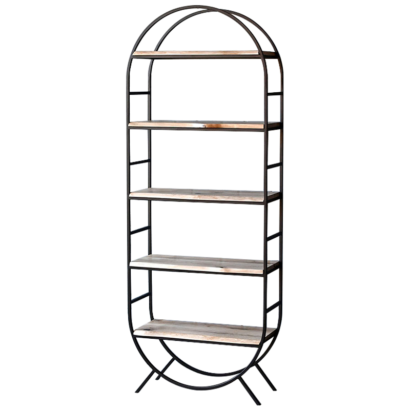 Стеллаж Lain Industrial Metal Rust Rack Черный Древесина Стеллаж Lain Industrial Metal Rust Rack Черный Древесина в Орле | Loft Concept