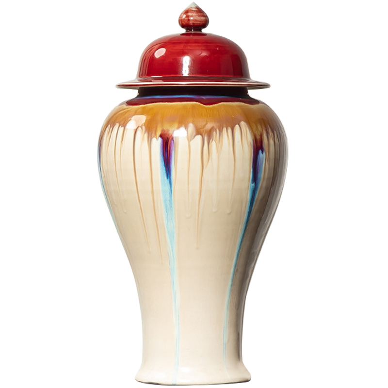Ваза Beige Colored Rainbow Vase Красный Бежевый Мульти Ваза Beige Colored Rainbow Vase Красный Бежевый Мульти в Орле | Loft Concept