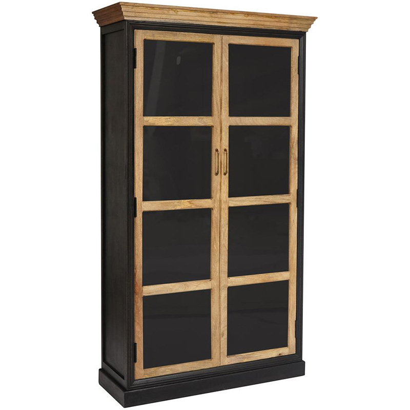 Шкаф книжный Provence Sylvie cupboard Черный Древесина Шкаф книжный Provence Sylvie cupboard Черный Древесина в Орле | Loft Concept