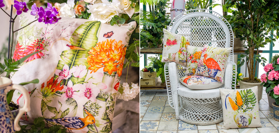 Декоративная подушка White Heron and Hoopoe Pillow Декоративная подушка White Heron and Hoopoe Pillow - Loft-Concept в Орле