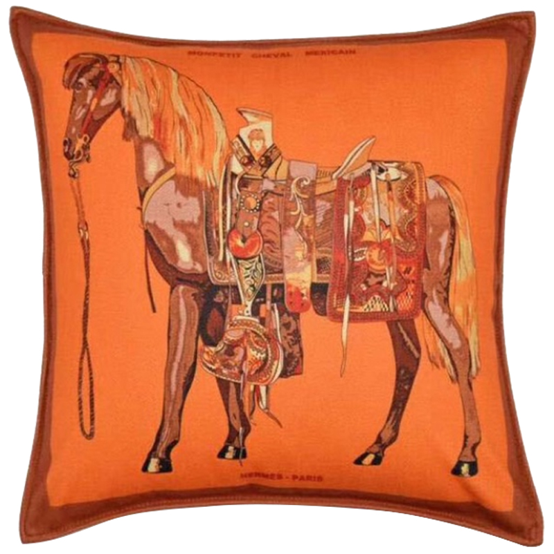 Декоративная подушка Hermes Horse 111 Декоративная подушка Hermes Horse 111 в Орле | Loft Concept