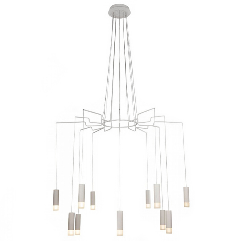 Wireflow LED White Suspension lam 12 патронов Белый Wireflow LED White Suspension lam 12 патронов Белый в Орле | Loft Concept