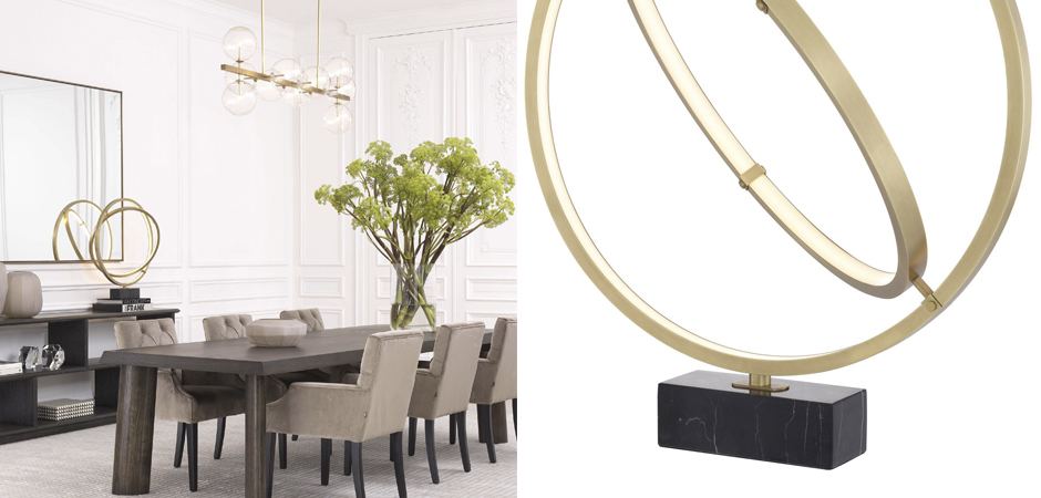 Настольная лампа Eichholtz Table Lamp Cassini Настольная лампа Eichholtz Table Lamp Cassini - Loft-Concept в Орле