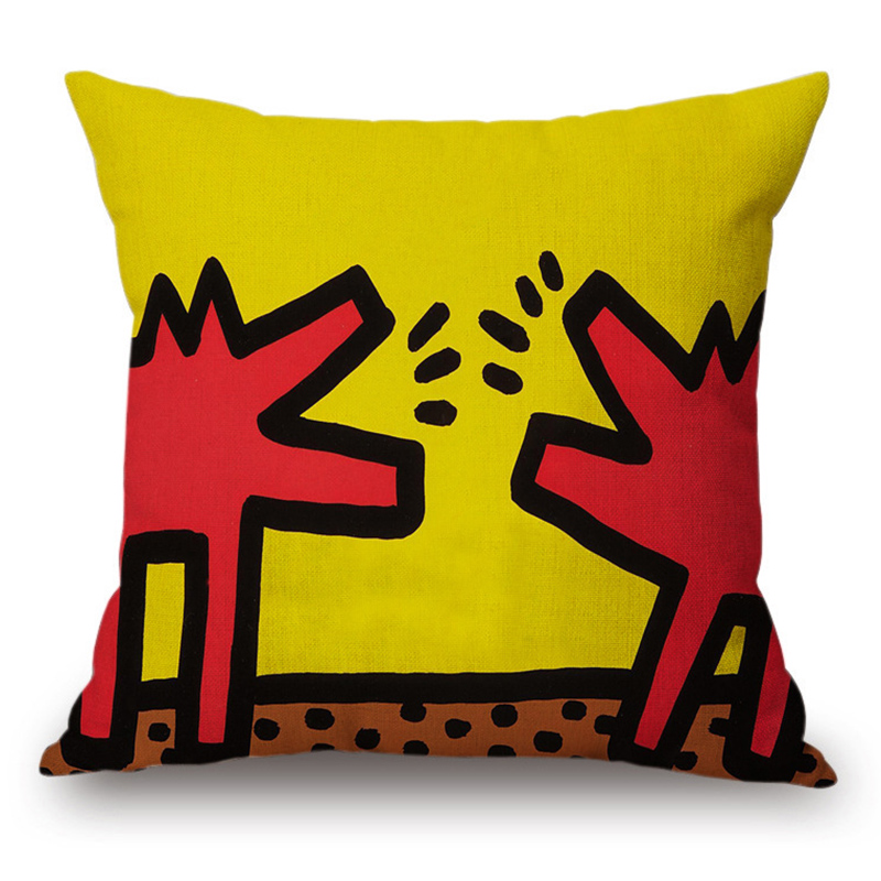Подушка Keith Haring 1 Мульти Подушка Keith Haring 1 Мульти в Орле | Loft Concept