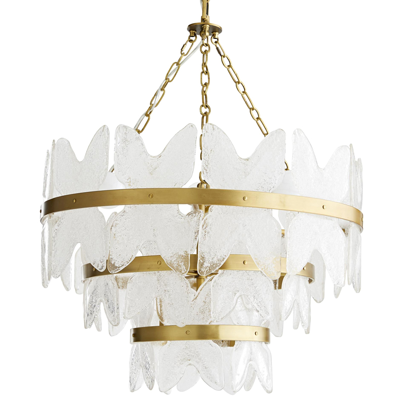 Люстра Arteriors MILLIE CHANDELIER Золотой Прозрачный Люстра Arteriors MILLIE CHANDELIER Золотой Прозрачный в Орле | Loft Concept
