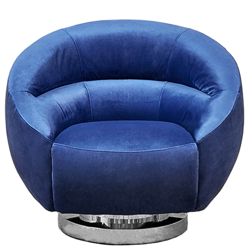 Кресло Bombalu Armchair Синий Хром Кресло Bombalu Armchair Синий Хром в Орле | Loft Concept