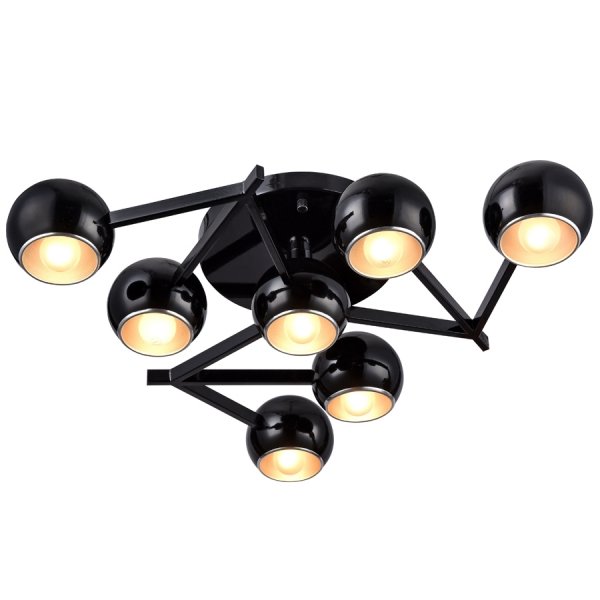 Потолочная люстра Galaxy Chandelier Black Черный Потолочная люстра Galaxy Chandelier Black Черный в Орле | Loft Concept