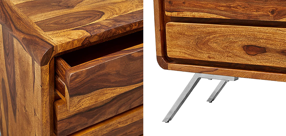 Комод деревянный на металлических ножках Liam Wood Commode Комод деревянный на металлических ножках Liam Wood Commode - Loft-Concept в Орле