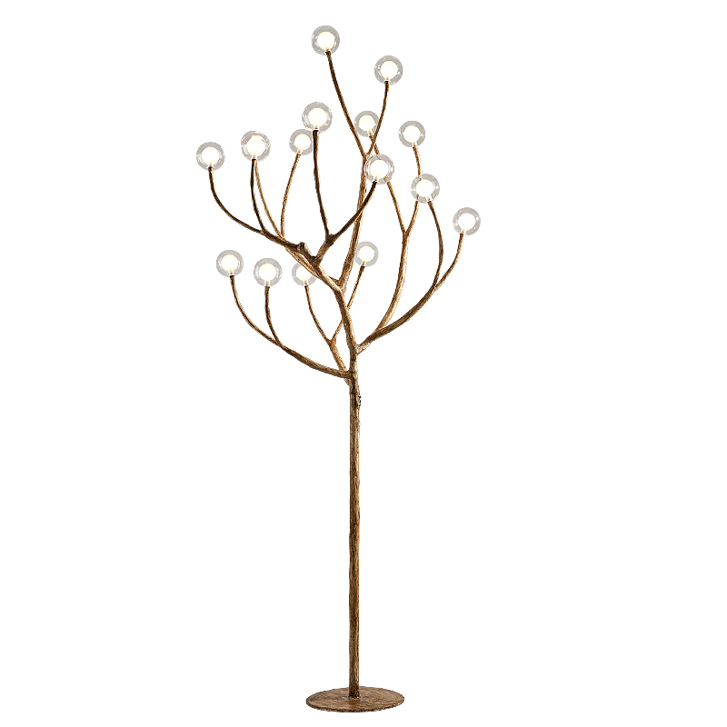 Торшер Tree branch Floor lamp Коричневый Белый Торшер Tree branch Floor lamp Коричневый Белый в Орле | Loft Concept