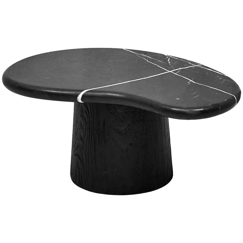 Кофейный стол Geoffroy Coffee Table Черный Мрамор Nero Черный матовый Кофейный стол Geoffroy Coffee Table Черный Мрамор Nero Черный матовый в Орле | Loft Concept