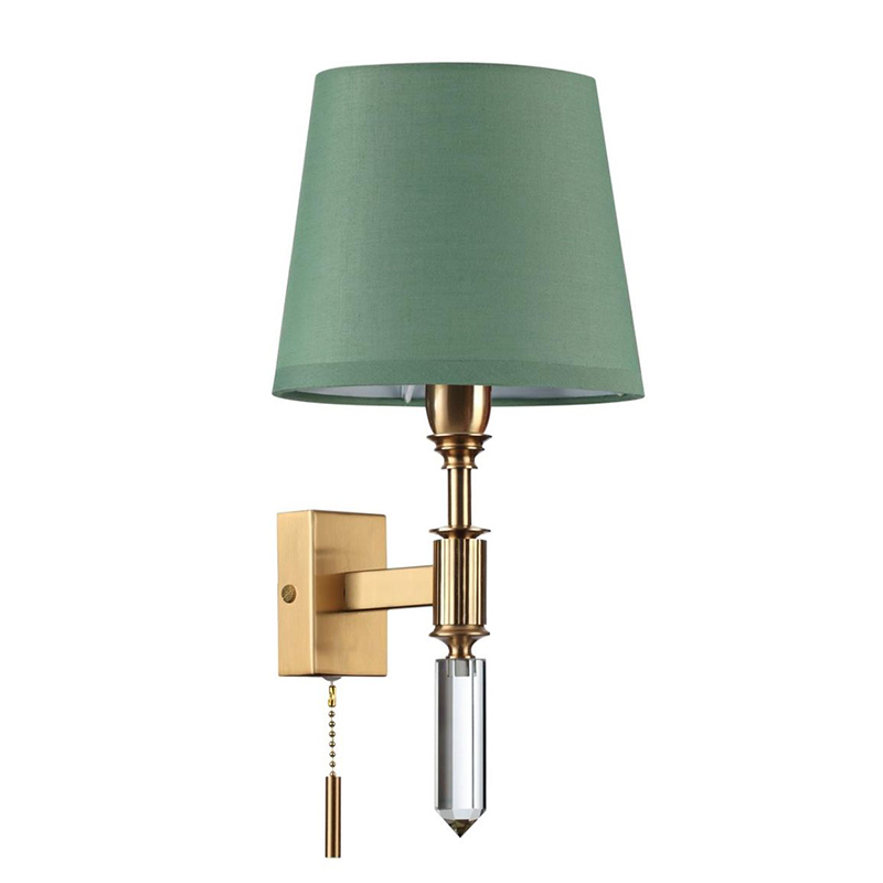 Бра Ramona Green Wall Lamp Бронза Зеленый Бра Ramona Green Wall Lamp Бронза Зеленый в Орле | Loft Concept