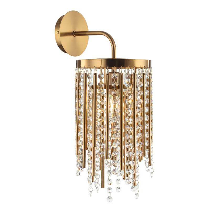 Бра Crystal Wind Chimes Bronze Wall Lamp Бронза Прозрачный Бра Crystal Wind Chimes Bronze Wall Lamp Бронза Прозрачный в Орле | Loft Concept