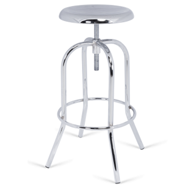 Барный стул Drilon Bar Stool Серебряный Барный стул Drilon Bar Stool Серебряный в Орле | Loft Concept