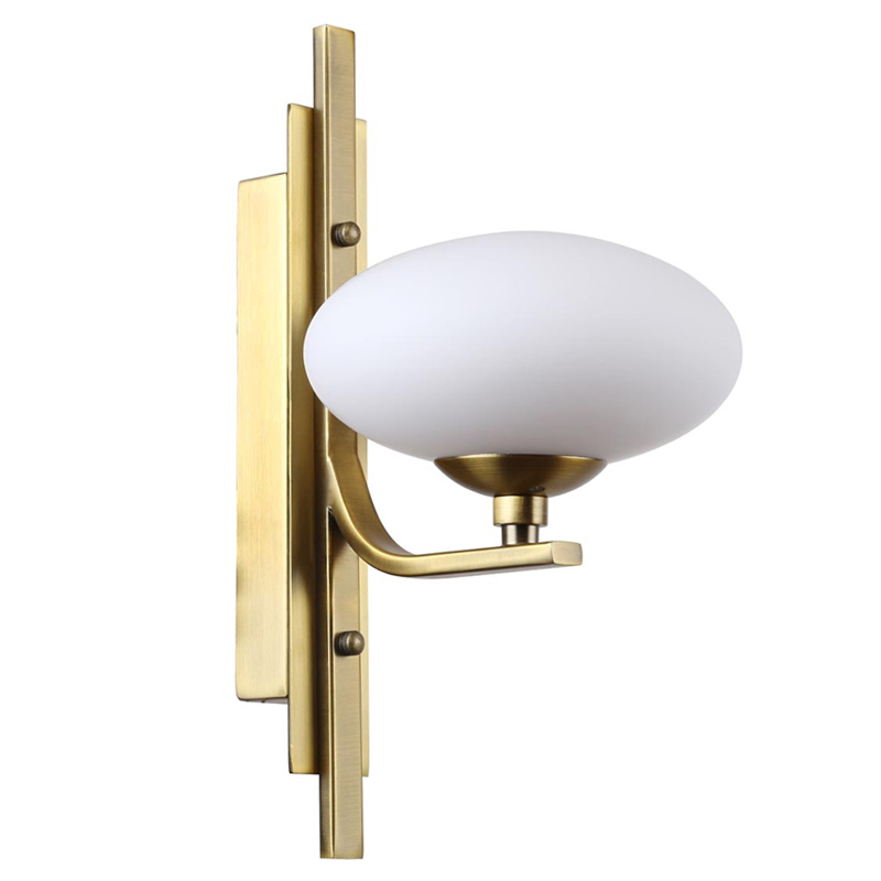 Oval Balls Mushrooms Wall Lamp Brass Латунь Прозрачный белый Oval Balls Mushrooms Wall Lamp Brass Латунь Прозрачный белый в Орле | Loft Concept