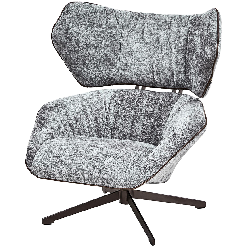 Кресло Holdor Chair Серый Темная бронза Кресло Holdor Chair Серый Темная бронза в Орле | Loft Concept