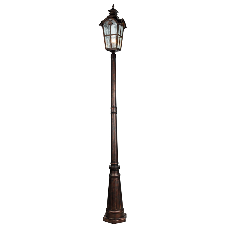 Уличный светильник Curtis Street lamp Темная бронза Прозрачное Стекло Уличный светильник Curtis Street lamp Темная бронза Прозрачное Стекло в Орле | Loft Concept