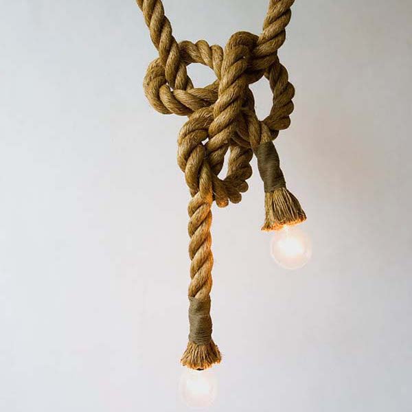 Подвесной светильник Rope Double  в Орле | Loft Concept 