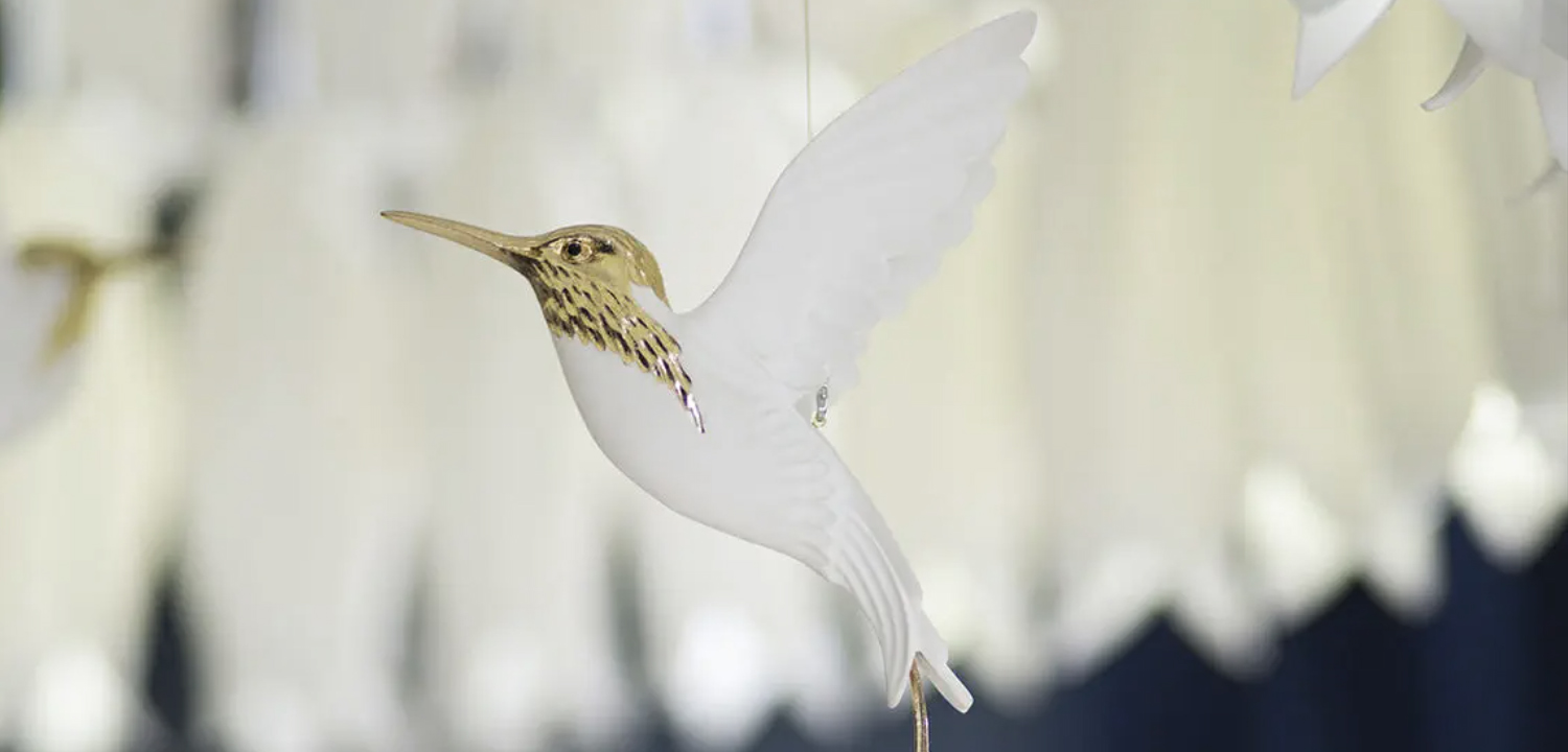 Люстра c Птичками Колибри Sagarti Contemporary chandelier ALBA Flowers & Birds - фото №1