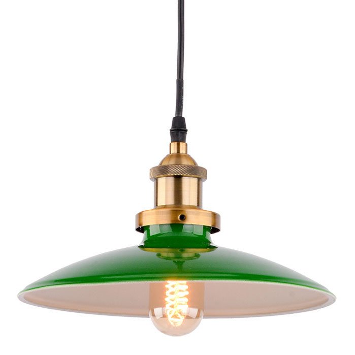 Подвесной светильник Billiards Light Pendant Черный Зеленый Подвесной светильник Billiards Light Pendant Черный Зеленый в Орле | Loft Concept