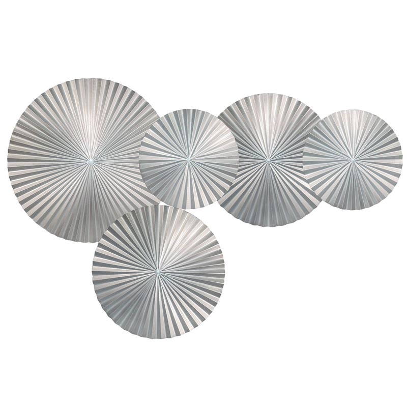 Арт-объект Apollo Silver Wall Plaque Disc 5 Серебряный Арт-объект Apollo Silver Wall Plaque Disc 5 Серебряный в Орле | Loft Concept