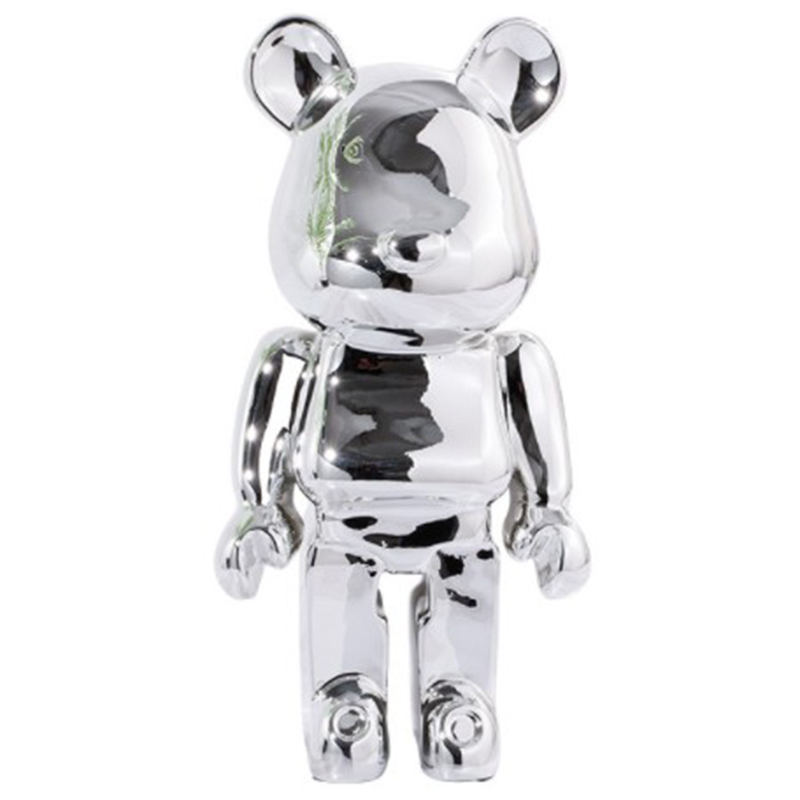 Статуэтка Bearbrick Silver Серебряный Статуэтка Bearbrick Silver Серебряный в Орле | Loft Concept