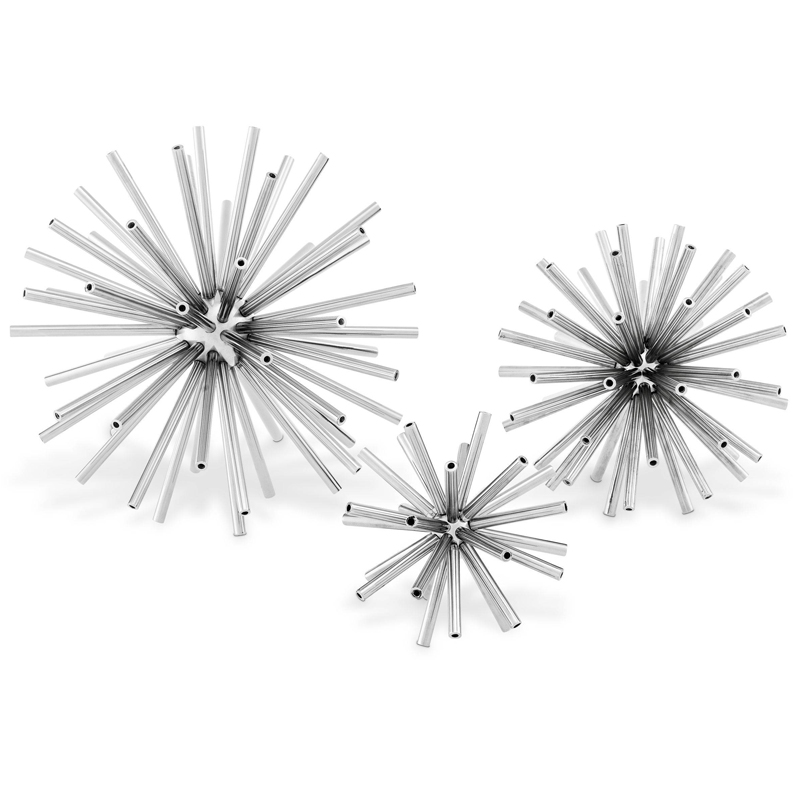 Аксессуары Eichholtz Object Meteor set of 3 Никель Аксессуары Eichholtz Object Meteor set of 3 Никель в Орле | Loft Concept
