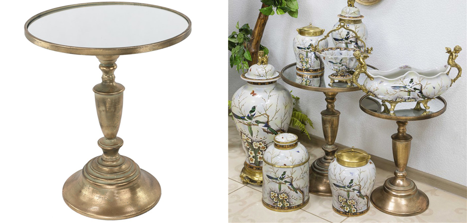 Приставной стол Table Bronze Glass Приставной стол Table Bronze Glass - Loft-Concept в Орле