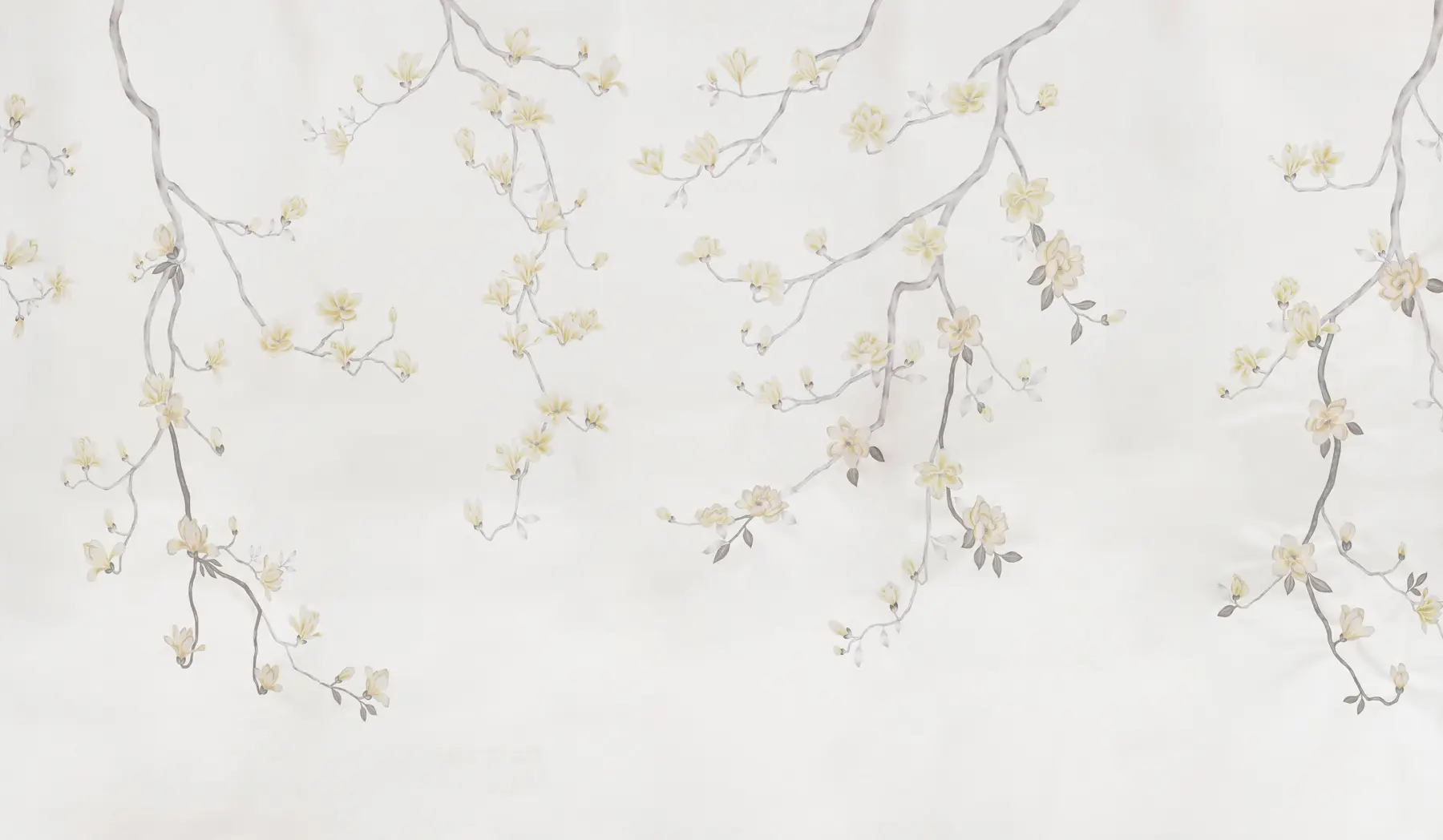 Обои Magnolia Canopy Colourway SC-288 on Natural Mica metallic silk Обои Magnolia Canopy Colourway SC-288 on Natural Mica metallic silk - постер Loft-Concept в Орле