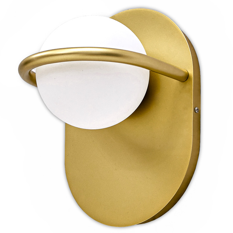 Бра Gold Holds Ball Sconces Золотой Белый Бра Gold Holds Ball Sconces Золотой Белый в Орле | Loft Concept
