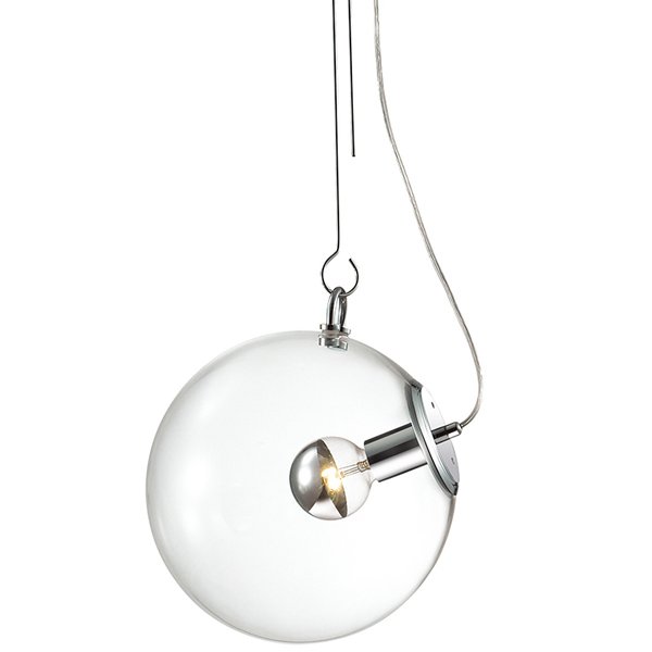 Подвесной светильник Miconos Pendant Хром Прозрачный Подвесной светильник Miconos Pendant Хром Прозрачный в Орле | Loft Concept