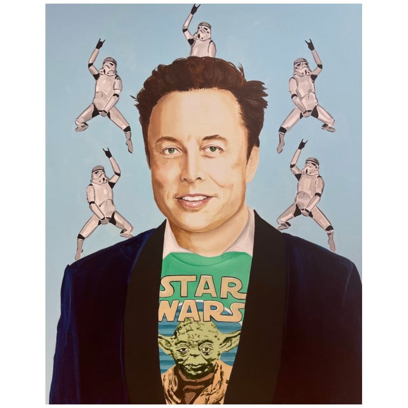 Картина Elon Musk Мульти в Орле | Loft Concept 