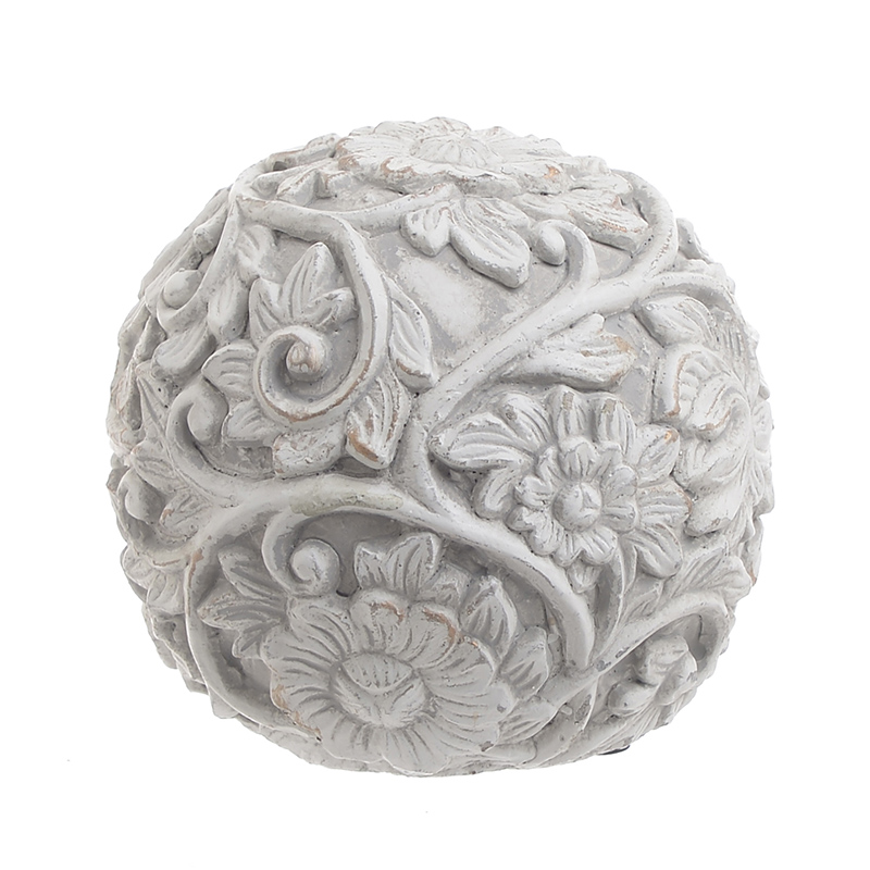 Статуэтка Flowers Pattern Ball Серый Статуэтка Flowers Pattern Ball Серый в Орле | Loft Concept