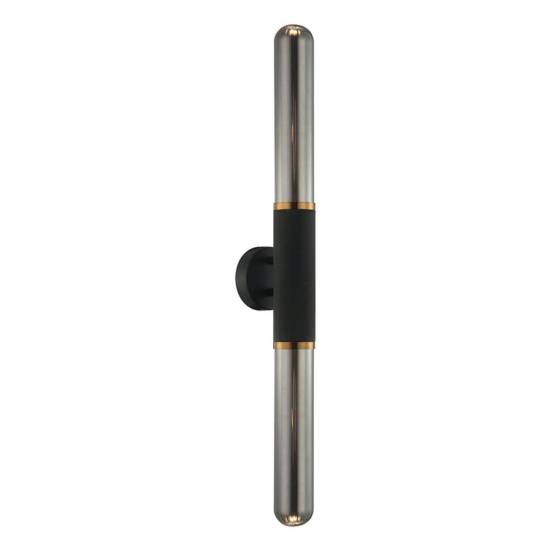 Бра Grover Black Grey Wall Lamp Серый Черный Глянцевое золото Бра Grover Black Grey Wall Lamp Серый Черный Глянцевое золото в Орле | Loft Concept