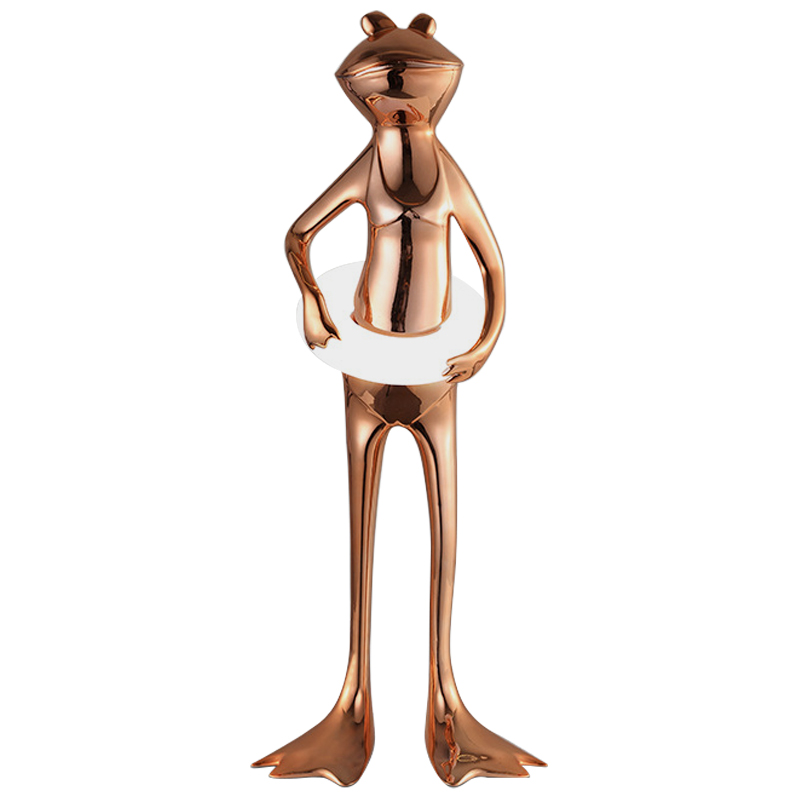 Торшер Resort Frog With Swim Ring Lamp Золотой Белый Торшер Resort Frog With Swim Ring Lamp Золотой Белый в Орле | Loft Concept