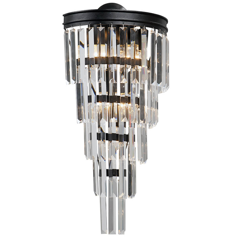 Бра Стеклянные подвесы Helix Glass Odeon CLEAR Crystal Черный Бра Стеклянные подвесы Helix Glass Odeon CLEAR Crystal Черный в Орле | Loft Concept
