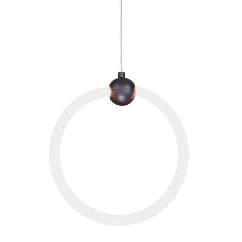 Подвесной светильник RING LIGHT Black Черный Белый Подвесной светильник RING LIGHT Black Черный Белый в Орле | Loft Concept