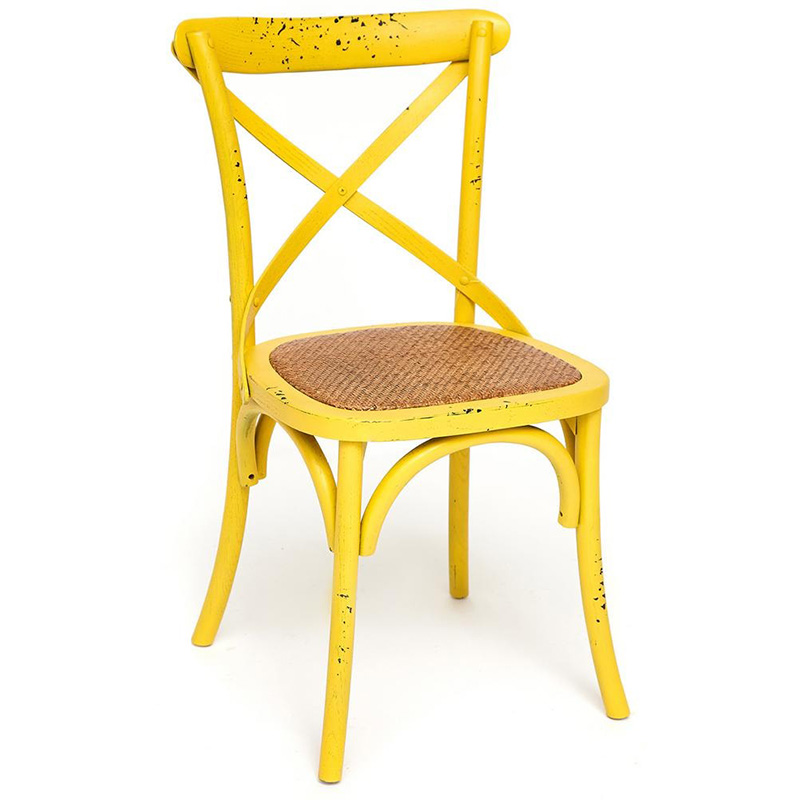 Стул Chaise Provence en Bois Jaune жёлтый Желтый Бежевый Стул Chaise Provence en Bois Jaune жёлтый Желтый Бежевый в Орле | Loft Concept