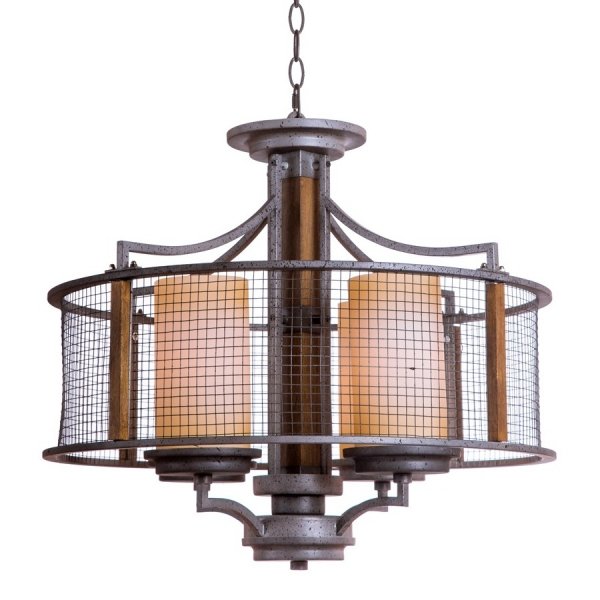 Подвесной светильник Mirage Cage Pendant 4 Серый Подвесной светильник Mirage Cage Pendant 4 Серый в Орле | Loft Concept